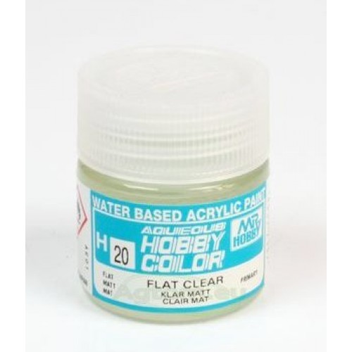 Mr Hobby Aqueous color H-020 Flat Clear 